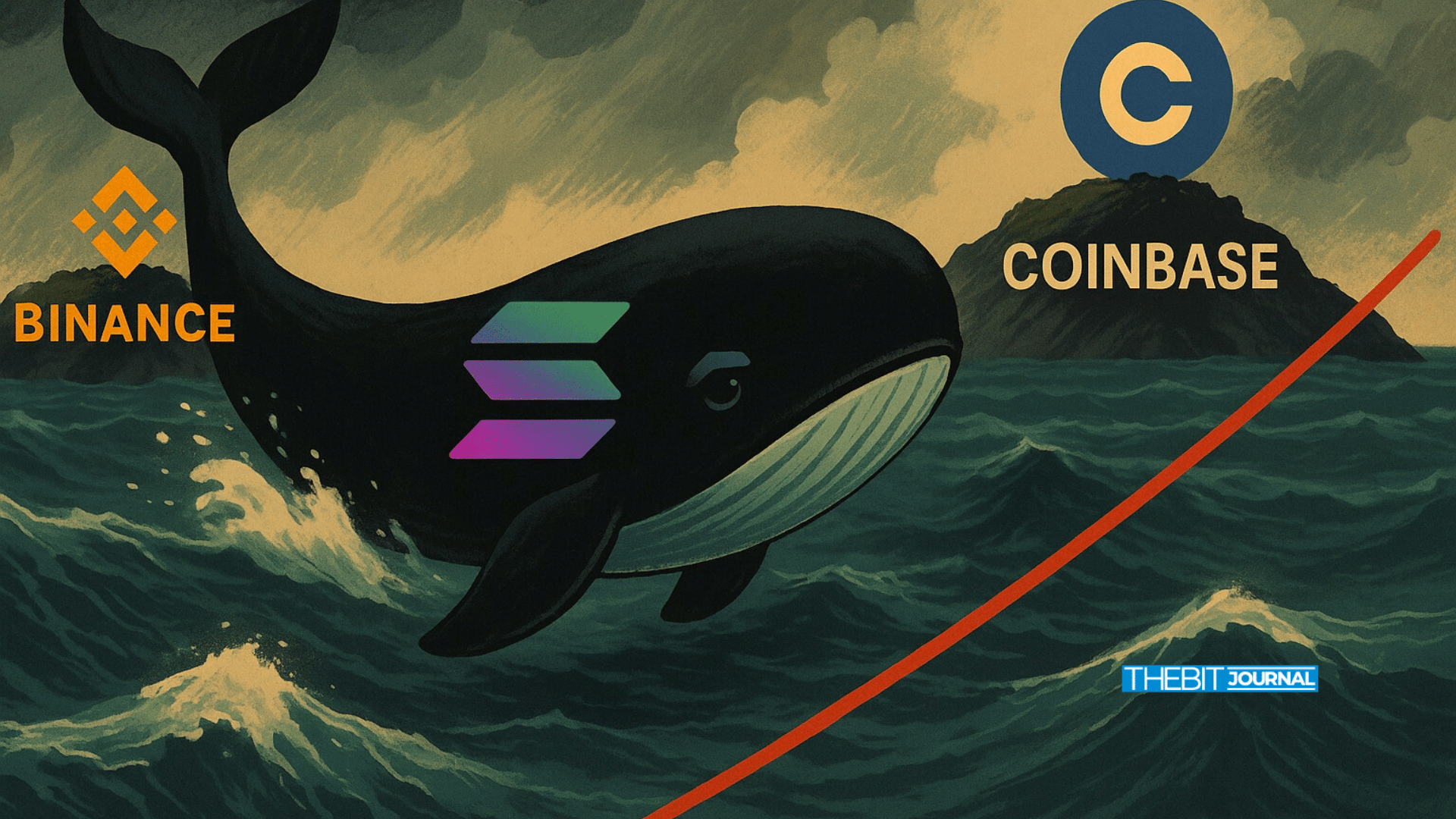 Surge in Solana Whale Transactions: $836M in SOL Transferred to Binance,  $54M to Coinbase | Intellectia.AI