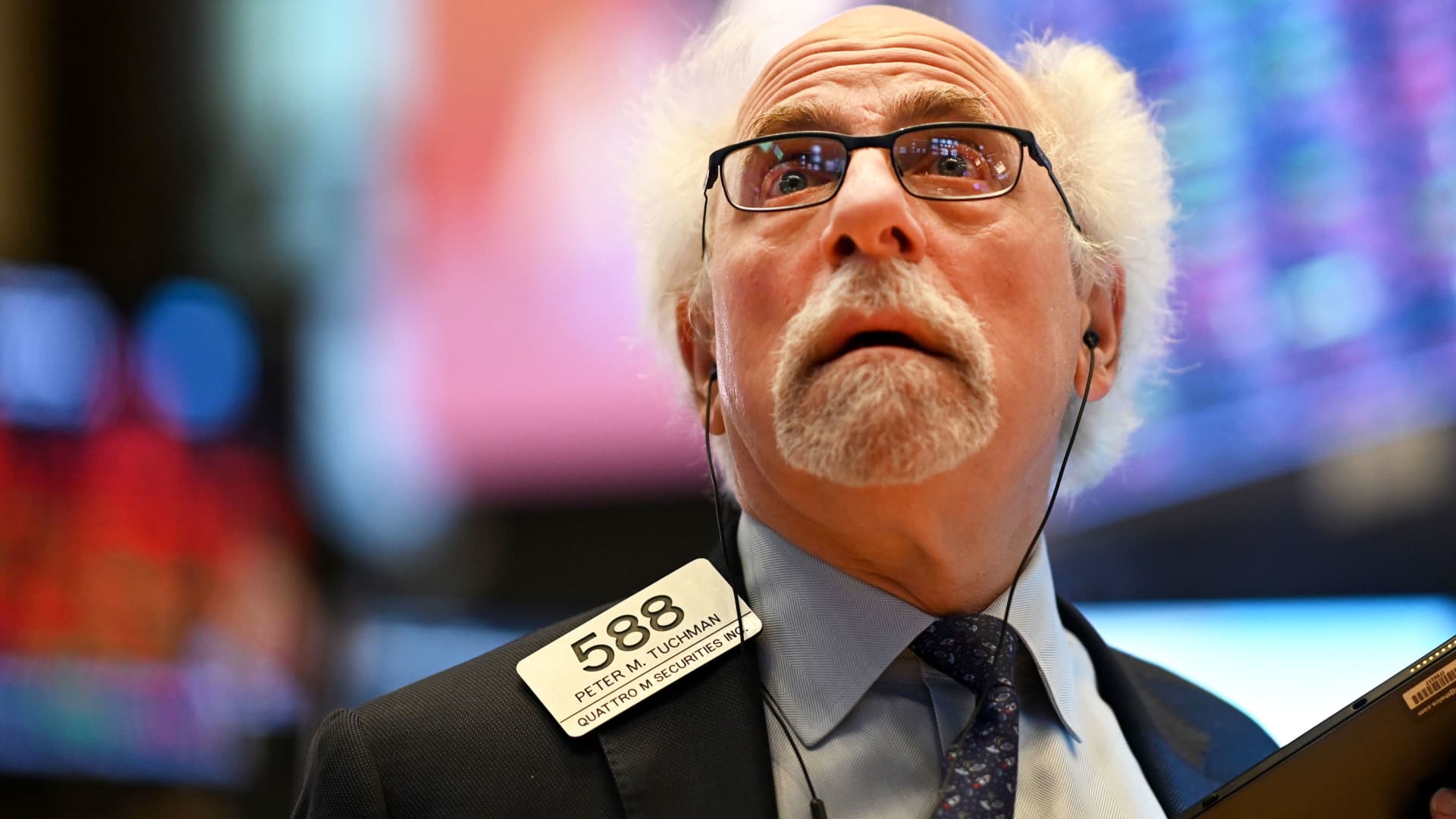 The charts are showing signs that tech could pull back in the near term