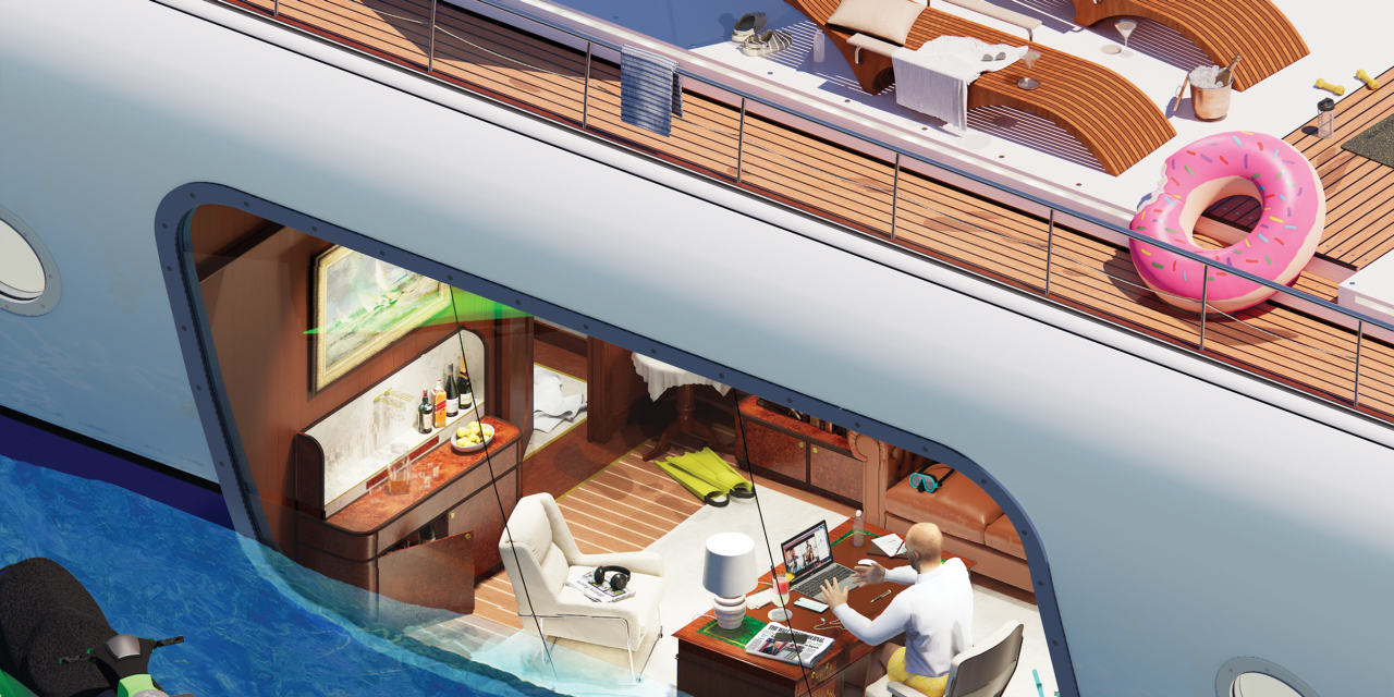 Your Boss Could Be 'Telecommuting from a Yacht'